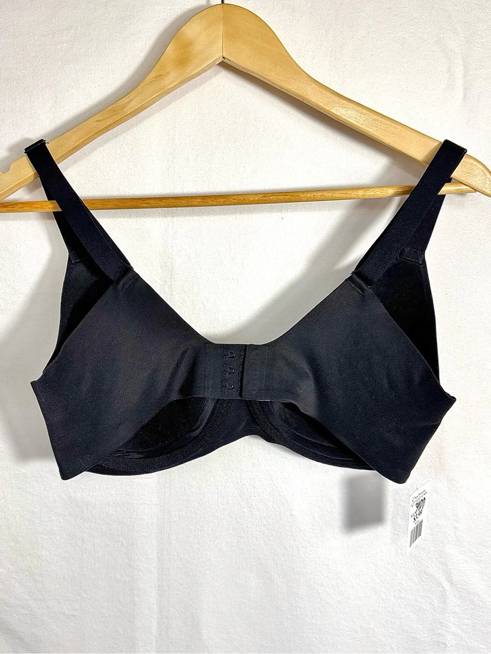 Aerie SMOOTHEZ Full Coverage Lightly Lined Bra in True Black